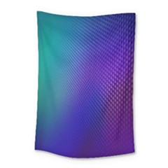 Galaxy Blue Purple Small Tapestry