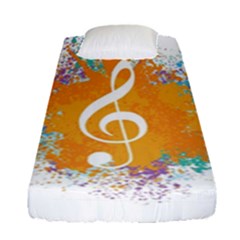 Musical Notes Fitted Sheet (single Size)