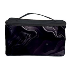 Map Curves Dark Cosmetic Storage Case by Mariart