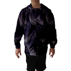 Map Curves Dark Hooded Wind Breaker (kids)