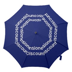 Pensioners Discount Sale Blue Hook Handle Umbrellas (medium)