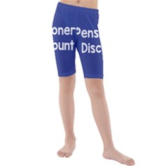 Pensioners Discount Sale Blue Kids  Mid Length Swim Shorts