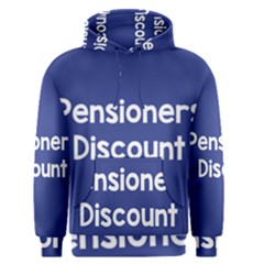 Pensioners Discount Sale Blue Men s Pullover Hoodie by Mariart