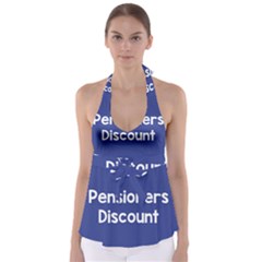 Pensioners Discount Sale Blue Babydoll Tankini Top by Mariart