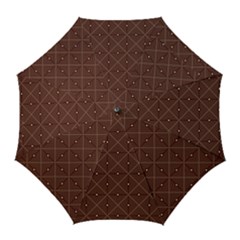 Coloured Line Squares Brown Plaid Chevron Golf Umbrellas