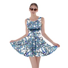 Modern Nouveau Pattern Skater Dress by dflcprintsclothing