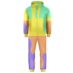 Puzzle Gender Hooded Jumpsuit (men)  by Mariart