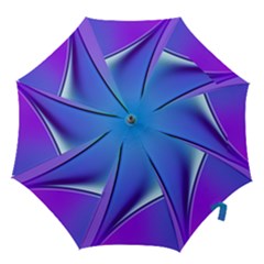 Line Blue Light Space Purple Hook Handle Umbrellas (small) by Mariart