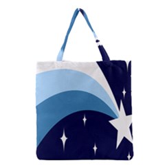 Star Gender Flags Grocery Tote Bag