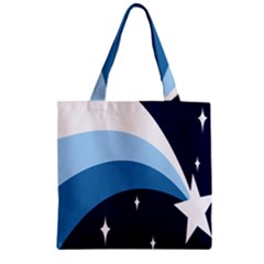 Star Gender Flags Zipper Grocery Tote Bag