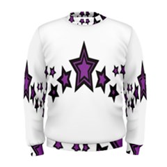 Star Purple Space Men s Sweatshirt