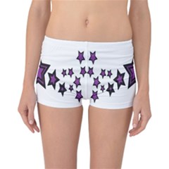 Star Purple Space Reversible Bikini Bottoms