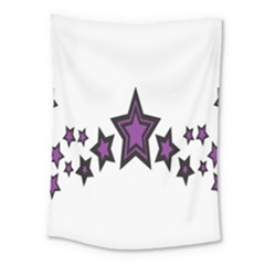 Star Purple Space Medium Tapestry