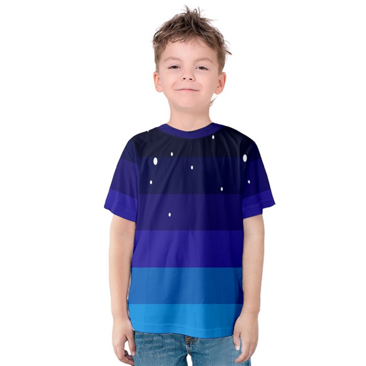 Stra Polkadot Polka Gender Flags Kids  Cotton Tee