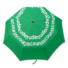 Student Discound Sale Green Folding Umbrellas