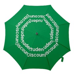 Student Discound Sale Green Hook Handle Umbrellas (large)