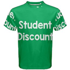 Student Discound Sale Green Men s Cotton Tee