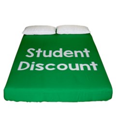 Student Discound Sale Green Fitted Sheet (California King Size)