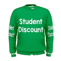 Student Discound Sale Green Men s Sweatshirt