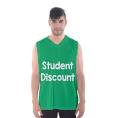 Student Discound Sale Green Men s Basketball Tank Top