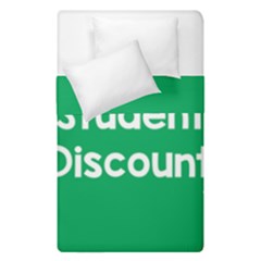 Student Discound Sale Green Duvet Cover Double Side (Single Size)