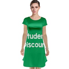 Student Discound Sale Green Cap Sleeve Nightdress