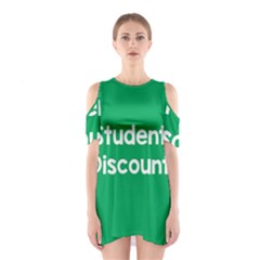 Student Discound Sale Green Shoulder Cutout One Piece