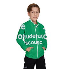 Student Discound Sale Green Wind Breaker (Kids)