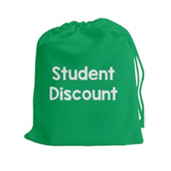 Student Discound Sale Green Drawstring Pouches (XXL)