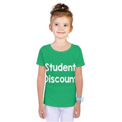 Student Discound Sale Green Kids  One Piece Tee