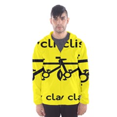 Stay Classy Bike Cyclists Sport Hooded Wind Breaker (men) by Mariart