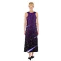 Starry Night Sky Meteor Stock Vectors Clipart Illustrations Sleeveless Maxi Dress View2