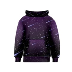 Starry Night Sky Meteor Stock Vectors Clipart Illustrations Kids  Pullover Hoodie