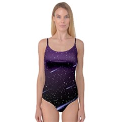 Starry Night Sky Meteor Stock Vectors Clipart Illustrations Camisole Leotard 