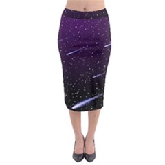 Starry Night Sky Meteor Stock Vectors Clipart Illustrations Midi Pencil Skirt