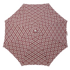 Pattern Kawung Star Line Plaid Flower Floral Red Straight Umbrellas