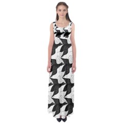 Swan Black Animals Fly Empire Waist Maxi Dress by Mariart