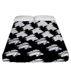 Transforming Escher Tessellations Full Page Dragon Black Animals Fitted Sheet (king Size)