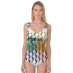 Rainbow Fish Princess Tank Leotard  by Mariart