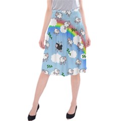 Sweet Dreams  Midi Beach Skirt by Valentinaart