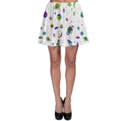 Space pattern Skater Skirt