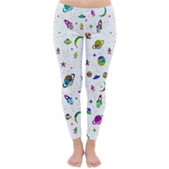 Space pattern Classic Winter Leggings