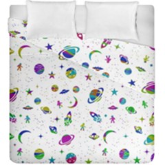 Space pattern Duvet Cover Double Side (King Size)