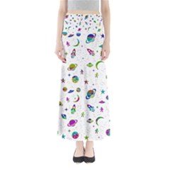 Space pattern Maxi Skirts