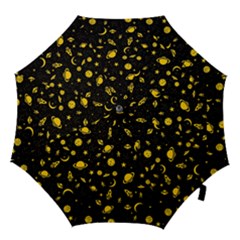 Space Pattern Hook Handle Umbrellas (small) by ValentinaDesign