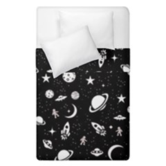 Space Pattern Duvet Cover Double Side (single Size) by ValentinaDesign