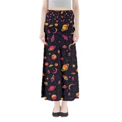 Space Pattern Maxi Skirts by ValentinaDesign