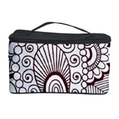 Henna Line Art Clipart Cosmetic Storage Case