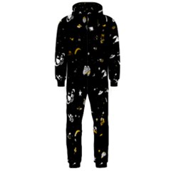 Space Pattern Hooded Jumpsuit (men)  by ValentinaDesign