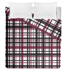 Plaid Pattern Duvet Cover Double Side (queen Size) by ValentinaDesign